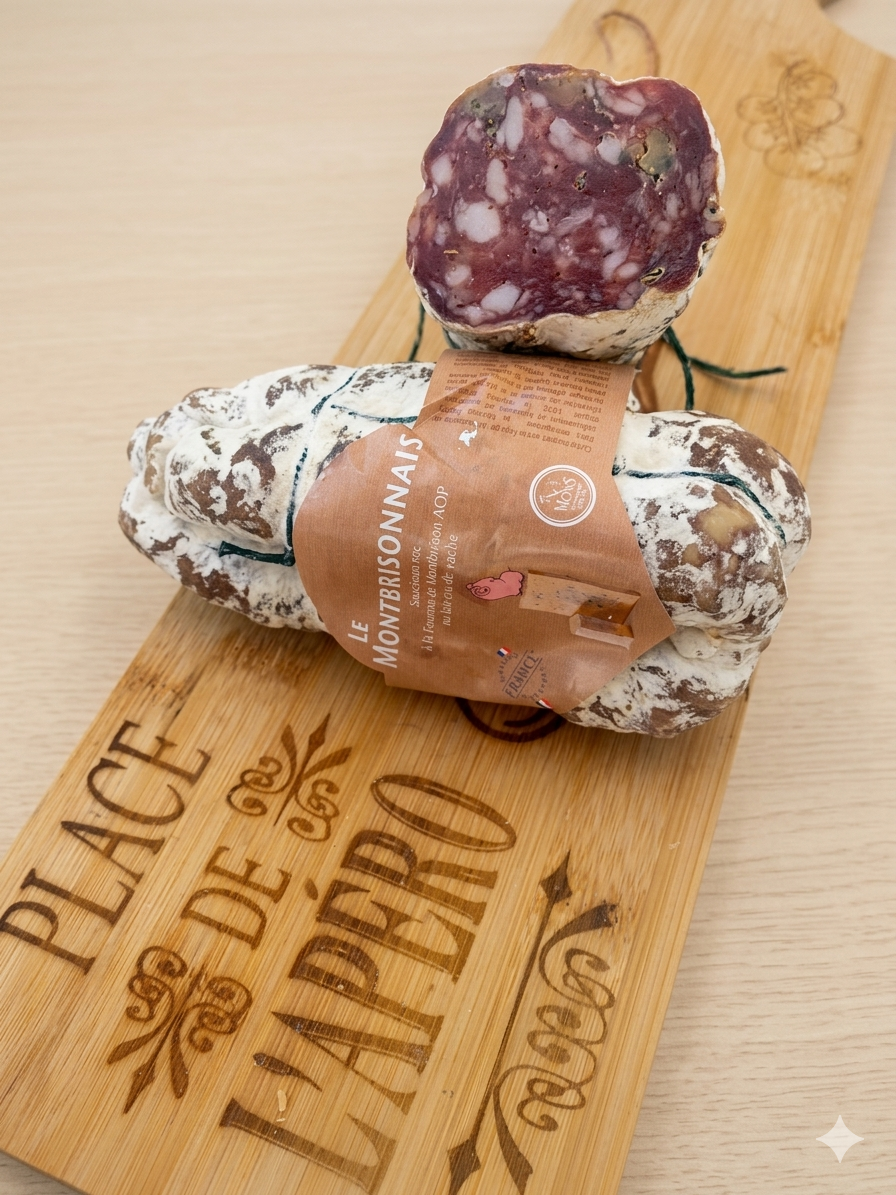 Le Montbrisonnais : Le Saucisson Cœur de Fourme, Onctueux & Généreux