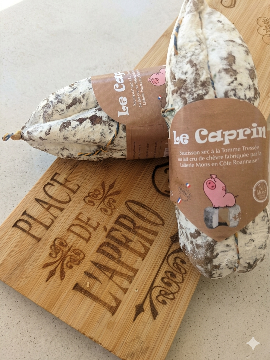 Le Caprin : Un Cœur Fondant de Tomme de Chèvre au Lait Cru