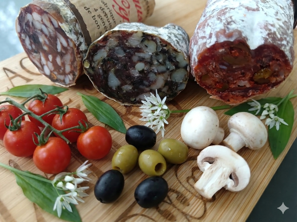 🌿 Saucisson Sec à l'Ail des Ours : Le Printemps s'invite à l'Apéro ! 🌿