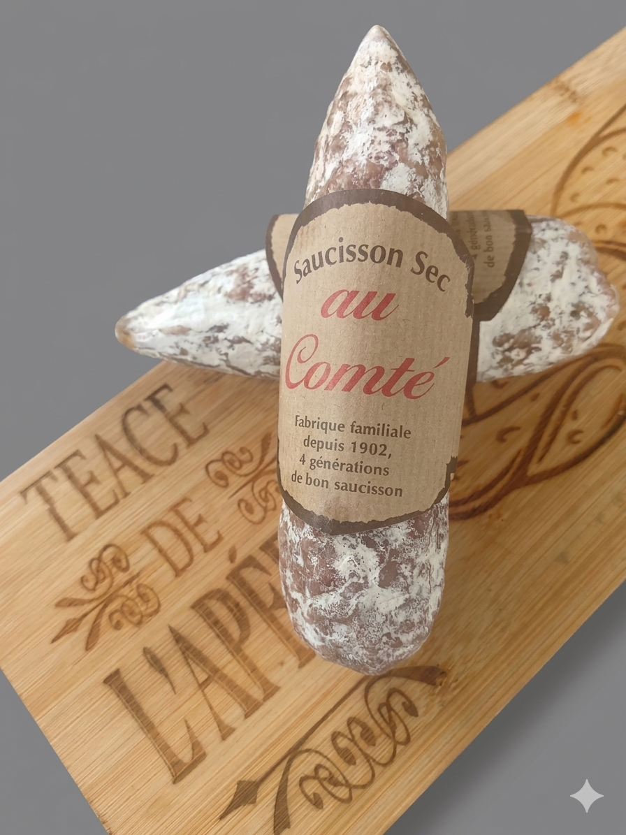 🐷 Saucisson Sec au Comté (Le Vrai !) 🧀